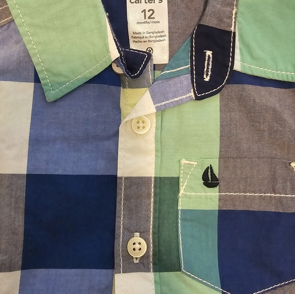 Carter's 12m button up - Picture 3 of 3